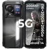 Image de HOTWAV Hyper 7 Pro 5G Téléphone Étanche IP68 36Go (16+20) RAM /256Go ROM 66 FHD+ 24K 120Hz 10800mAh 200MP Caméra Android 14Noir