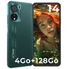 Image de Smartphone -HOTWAV-Note 12 EF-Cadeaux Noël- Écran 68 Pouces HD+ -4+4Go RAM 128Go ROM- Caméra 48MP - Batterie 5160mAh-Vert