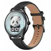 Image de Montre connectée - COLMI - L28 Black/Black Leather - Écran AMOLED 466x466 - Autonomie 5-7 jours - IP68