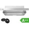 Image de CIARRA Hotte Tiroir Escamotable - 60cm - 370 m3/h - Classe A++ - avec 2pcs Filtre à charbon - LED Eclairage - Inox
