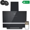 Image de CIARRA Hotte Aspirante Booster 650m3/h A+++ Hotte Wi-Fi APP Contrôle 4 Vitesses Recyclage Noir
