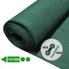 Image de VOUNOT® Brise vue occultant en HDPE 150g/m² 1x10m avec attaches de fixation vert