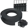 Image de VOUNOT® Kit de lamelles occultantes PVC brise vue 75m x 4.7cm avec 150 clips Noir
