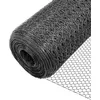 Image de VOUNOT® Grillage à poule - Métal gainé de PVC gris - Maille 13mm - 1x50M - Filet de clôture pour poulailler