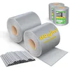 Image de VOUNOT® Brise vue occultant PVC 450g/m2 19cm x 140m Gris clair