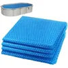 Image de VOUNOT® Bâche à bulles piscine rectangulaire 700x400cm bleu - 120µm - découpable - bâche solaire film chauffant couverture