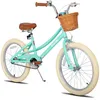 Image de Vélo pour filles - JOYSTAR 20 pouces - Vert - Freins à étrier - Panier inclus