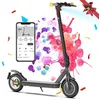 Image de Trottinette électrique Pliable -5TH WHEEL-10-350W-25km/h-Autonomie 32km-Clignotants Avant Arrière-Cadeaux de Noël