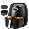 Image de Uten Friteuse à Air Sans HuileFriteuse à Air Électrique Capacité 6.5L avec Minuteur et Température Téglable Cuisson Rapide1800W