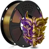 Image de Geeetech imprimantes 3D Filament PLA 175mm 1kg côté or+violet bicolore