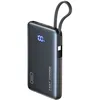 Image de Batterie Externe - INIU - 10000mAh - 2 ports USB-A et USB-C - Câble USB-C intégré - Noir