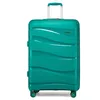 Image de Kono Valise Grande 76x50x31cm Rigide Polypropylène Valise de Voyage à 4 Roulettes Pivotantes et Serrure TSA Valise de Chariot Bleu