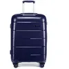 Image de Kono Bagage de Cabine 55x40x21cm Valise Rigide en Polypropylène Valise de Voyage Léger 4 roulettes avec Serrure TSA 38L Marine