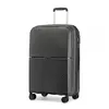 Image de British Traveller Valise Moyenne Bagage à Main Trolley Rigide 67x46x27cm Valises de Voyage avec 4 roulettes et Serrure TSA Noir