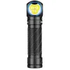 Image de Lampe torche LED - Olight - 3000 lumens - 5 modes dintensité - LED rouge durgence - Bandeau élastique