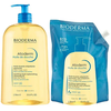 Image de Bioderma Atoderm Huile de Douche Apaisante Peaux très Sèches Atopiques famille et éco-recharge 1L