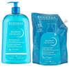 Image de Bioderma Atoderm Gel douche Gel Douche Sans Savon Peaux Sèches Famille et éco-recharge 1L