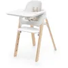 Image de STOKKE - Chaise haute Steps White/Natural