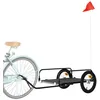 Image de Bon plan Remorque de vélo - JILI HOT - Remorque de Voyage noir 126x63x34cm fer Thome4618130