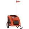 Image de Bon plan Poussette dAnimaux Remorque de vélo - JILI HOT - pour animaux de compagnie orange Thome3574642