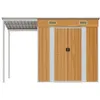 Image de Meilleures Armoire de jardin/ Abri de jardin avec toit prolongé - - Marron clair - 277x1105x181 cm - HZ206097