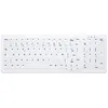 Image de Clavier sans fil - CHERRY - AK-C7000F-FU1-W/FR - Compact - Pavé numérique lavable - USB blanc