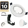 Image de Spot encastrable - EUROPALAMP - GU10 - 10 pièces - 6W Dimmable - Blanc Froid 6000K