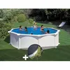 Image de Kit piscine acier blanc Gré Atlantis ronde 480 x 132 m + Bâche hiver