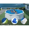 Image de Kit piscine acier blanc Gré Fidji ronde 370 x 122 m + Bâche hiver + Bâche à bulles + Tapis de sol