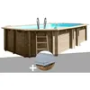 Image de Kit piscine bois Gré Safran 2 620 x 395 x 136 m + Bâche hiver