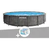 Image de Kit piscine tubulaire Intex Baltik ronde 457 x 122 m + 6 cartouches de filtration
