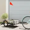 Image de Remorque pour vélo ZERONE noir en fer 126x63x34 cm - Capacité de charge maximale 45 kg