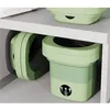 Image de Lave-seau portable - Vvikizy- Mini laveuse automatique pliable - Vert - 100-240 Volt - 1521g - TPE PP - 6.5L