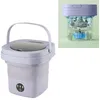 Image de Lave-linge portable - Vvikizy - Lave-linge automatique pliable - Moteur haute vitesse pour le détachage en profondeur - Violet -