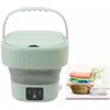 Image de Mini lave-linge pliant Vvikizy - Vert - 6L - Autonettoyant et autovidangeur