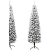 Image de Demi sapin de Noël - MOTHINESSTO - LY4938 - 180 cm - Neige floquée - Intérieur