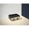 Image de Plancha Gaz Inox 2 brûleurs - Plaque Lisse 10 mm - 600 x 455 mm - By Pinha