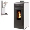 Image de Poêle à granulés INTERSTOVES Marina 13 étanche ø80/125 Blanc
