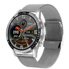 Image de RUMOCOVO Montre Connecté pour hommes et femmes bracelet de sport moniteur dactivité physique affichage météo Métal Argenté