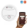 Image de Détecteur de fumée connecté WiFi YYV   Alarme incendie intelligente compatible Tuya