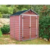 Image de PALRAM Abri de jardin Skylight 26 m² - Aluminium et polycarbonate - Ambre