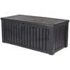 Image de Keter Coffre de rangement Rockwood en Résine durable et résistante aux intempéries Graphite 570L - 155x72.4x64.4 cm