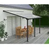 Image de Pergola Olympia - PALRAM - 3x4 - Gris - Aluminium et polycarbonate - Résistante aux conditions climatiques