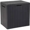 Image de Coffre de jardin Boîte de rangement 113 L Keter City Storage Box Graphite