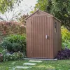 Image de Abri de jardin - Keter - Darwin 46 - Polypropylène - Marron - Avec fenêtre