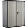 Image de Keter Armoire de jardin High Store+ Polyvalent et Durable en résine Style Bois résistant Gris - 1400L - 140x73.6x170.4 cm