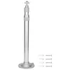 Image de Support de projecteur - TBEST - Réglable 30-60 cm - Rotation 360° - Inclinaison 90° - Alliage daluminium