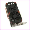 Image de Carte Graphique RX 580 - AMD - Modèle RX580 - 8 Go GDDR5 - 256 bits - 2 Ventilateurs de Refroidissement