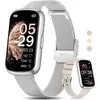 Image de Montre Connectée Femme 1.47 Tracker DActivité 24 Modes Sportifs Suivi Sommeil Fréquence Cardiaque Spo2 Podometre Fonction Fé