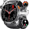 Image de Montre Connectée 185 Hd Ips Écran Tactile Avec Lampe De Poche/Ip68 Montre Intelnte Waterproof/730Mah Batterie/120 + Modes Spor